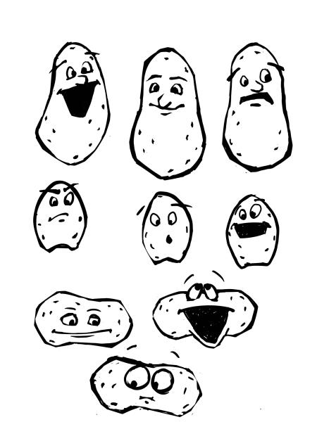 couch potato clipart black and white